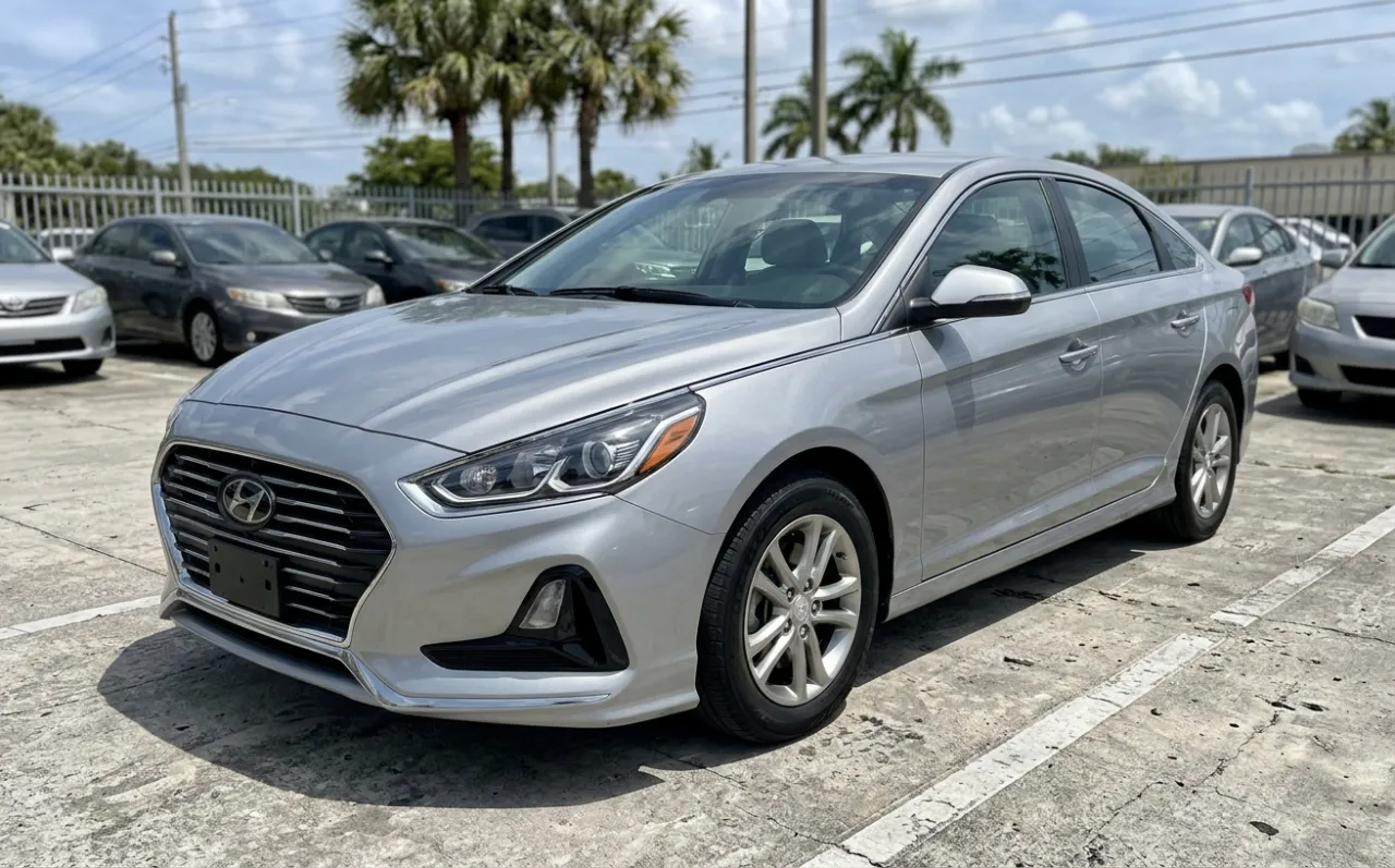 AI-generated illustration of a 2019 Hyundai Sonata — not the actual vehicle
